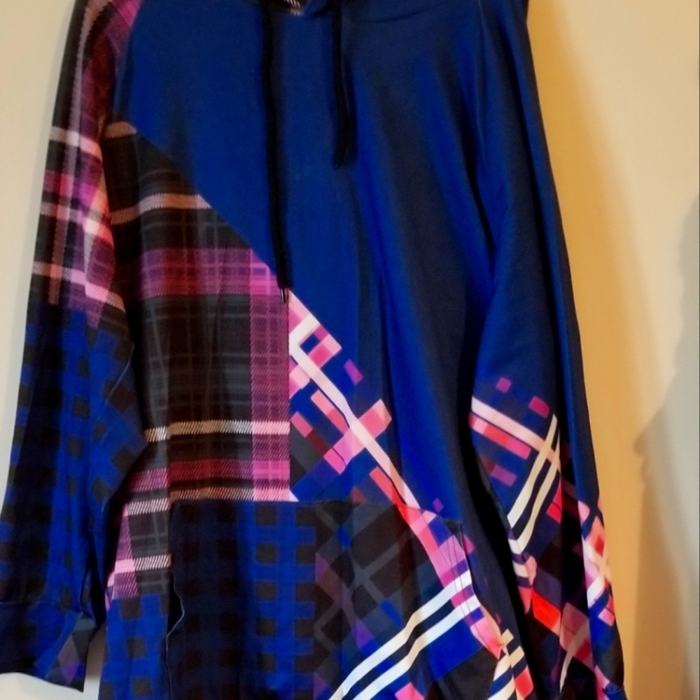 Blue and pink legging set